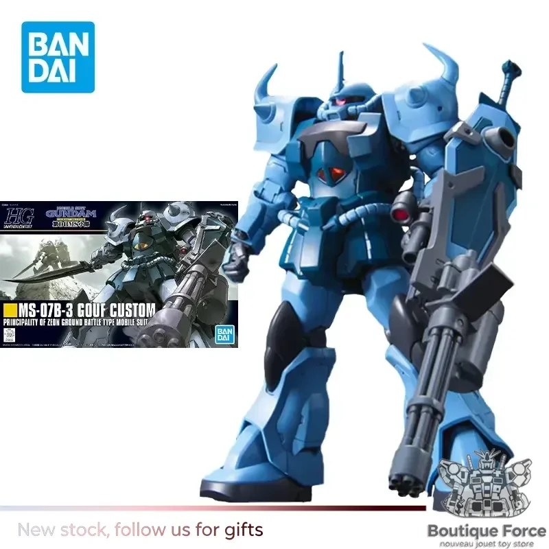 

Bandai Gundam MS-07B-3 Gouf Custom HGUC 1/144 Model Kit Anime Figure Action Toy Collectible Gift for Fans Kids Adults