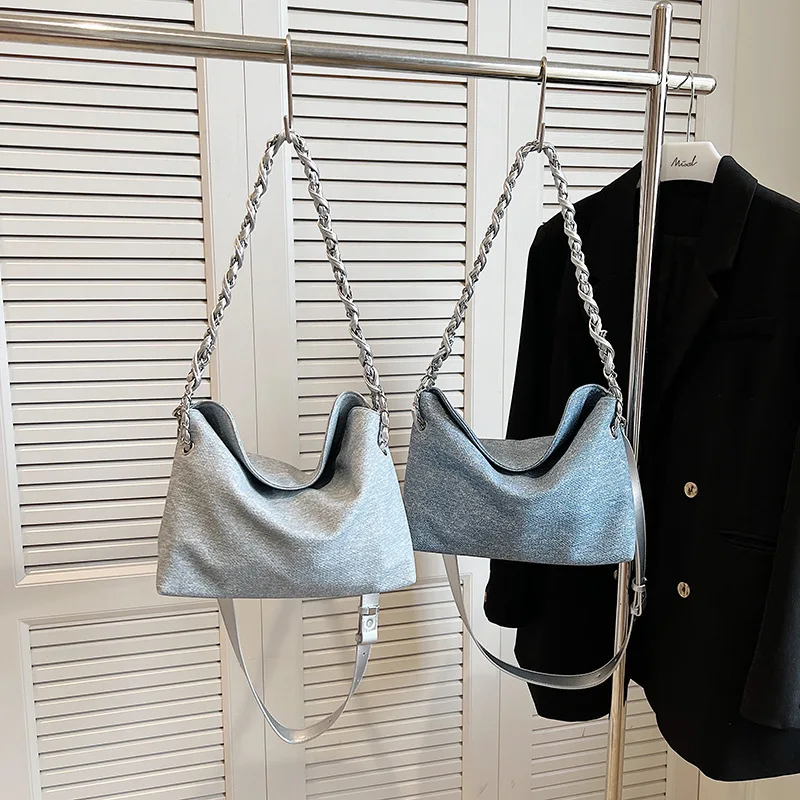 حقيبة حمل بسيطة جديدة لعام 2025 للنساء، محفظة كتف ذات سعة كبيرة، حقيبة يد واسعة ومتعددة الاستخدامات، أنيقة وعملية #3