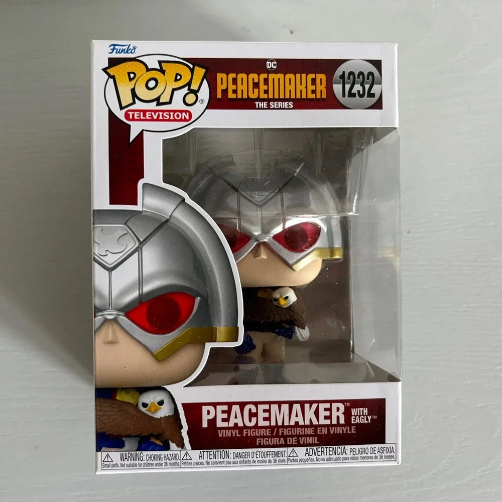 صانع السلام التلفزيوني فانكو بوب مع إيجلي # 1232 ألعاب شخصيات الحركة من الفينيل ألعاب الدمى القابلة للجمع هدايا للأطفال #3