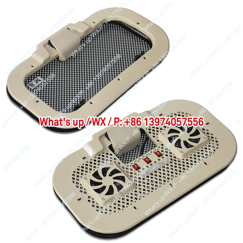 Zongshen electric vehicle tricycle four-wheeler glass sunroof, fan ceiling light passenger car freight caravan original sunroof
