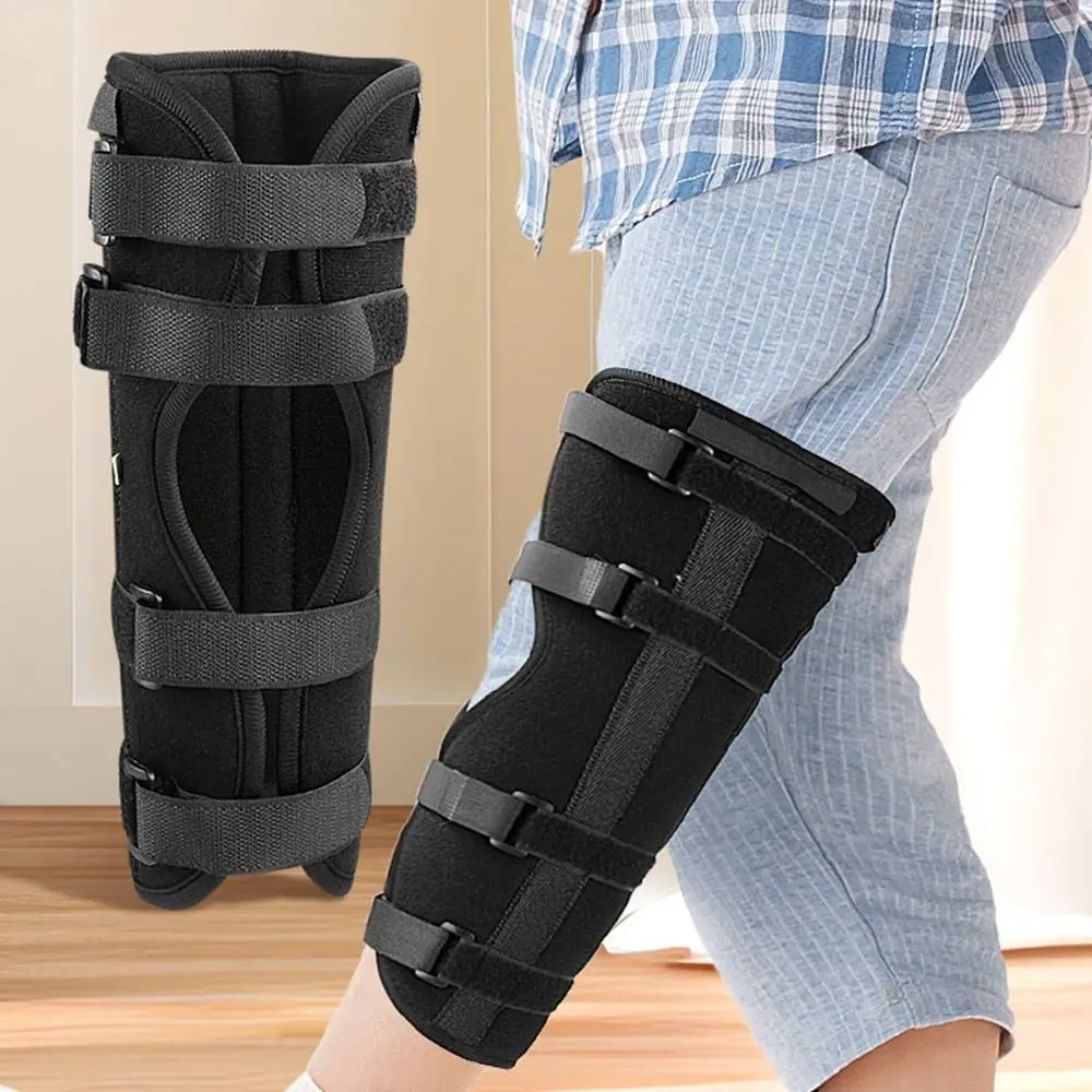 

Replacement Surgery Recovery Knee Immobilizer Brace Breathable Soft Leg Support Brace Sweat-absorbing Knee Stabilizer