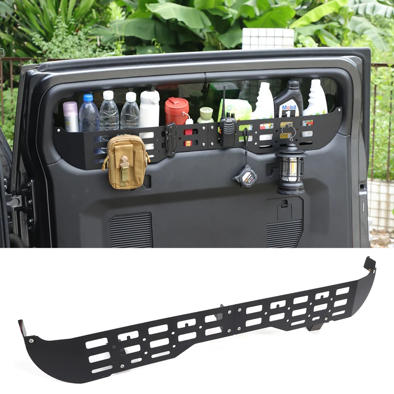 

Aluminum Alloy Black Car Tailgate Window Storage Fence Panel Interior Car Accessories For Great Wall Tank 400 2023-2025