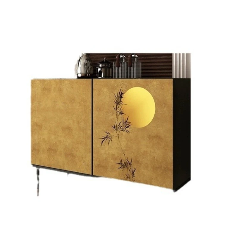 Chinese classical solid wood entrance table, living room corridor locker, retro decorative sofa backrest cabinet, door cabinet