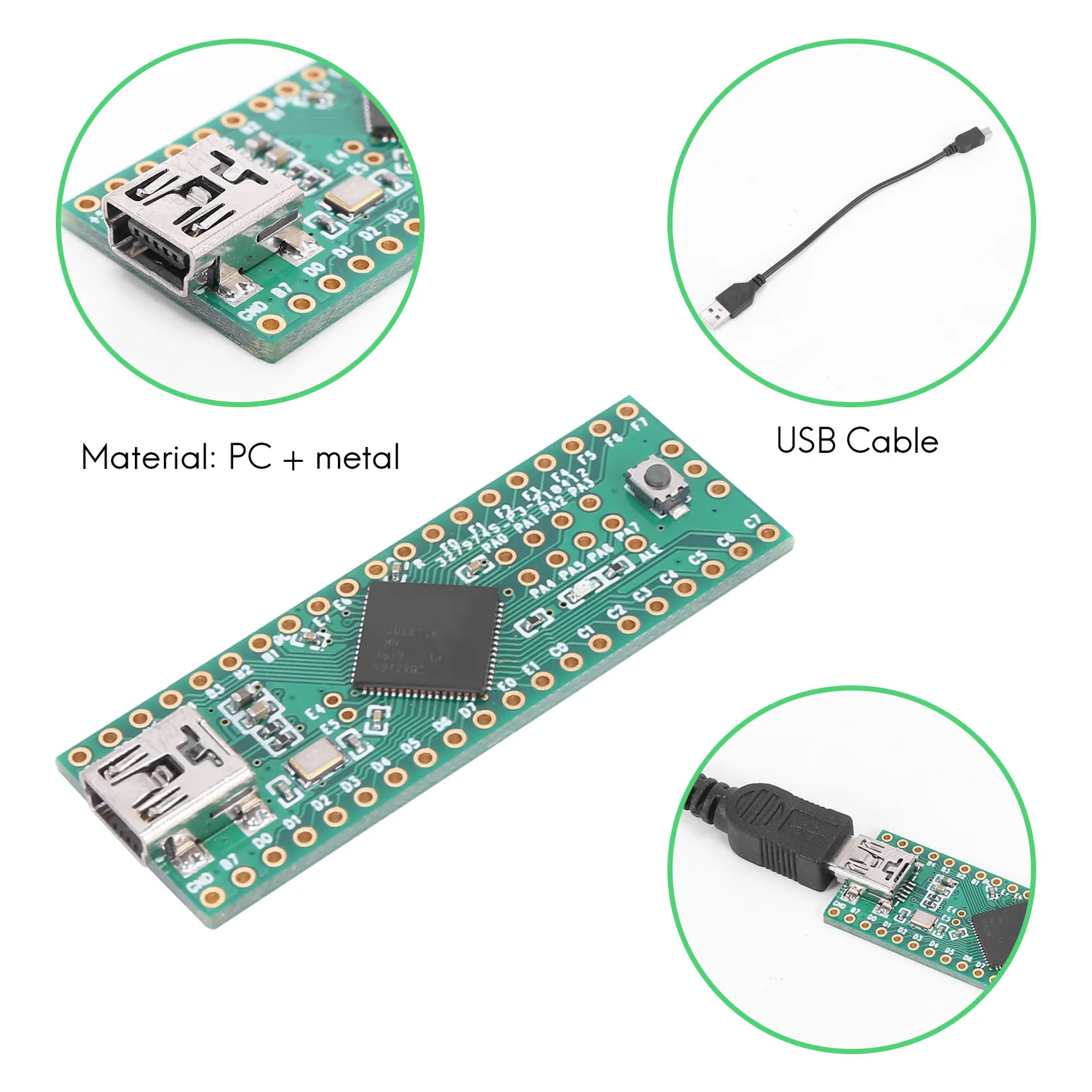 Teensy 2.0++ USB AVR Development Board ISP U Disk Keyboard Mouse Experimental Board AT90USB1286