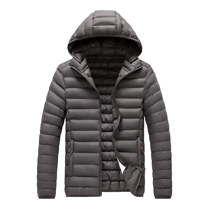 Men's Winter Cotton Jacket 2025 New Slim Fit Lightweight Padded Coat, Plus Size Multi-color Down Cotton Outerwear for Men