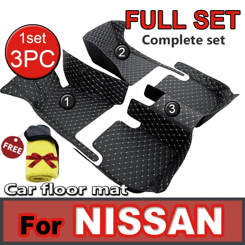 Car Floor Mats For  NISSAN Qashqai J10 Qashqai J11 Qashqai X-Trail T31 T32 Murano Z52 Murano Maxima Cube Sylphy  Car Accessories