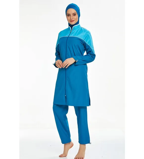 

Maresiva 0552-22 oil color fully closed hijab swimsuit