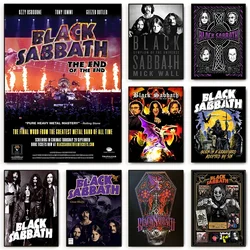 Black Sabbath Heavy Metal Band Canvas Wall Art - Rock Music Themed Bedroom & Home Decor Poster Print