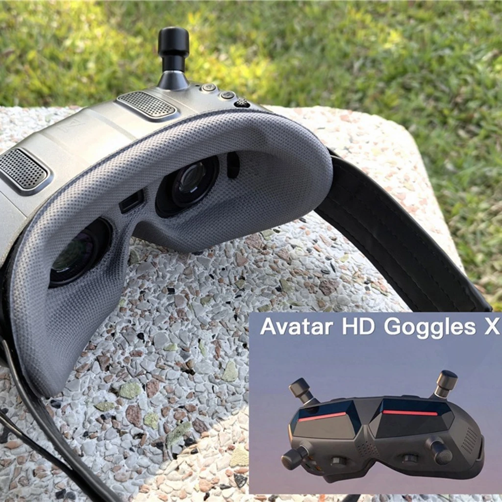 1pc occhiali sostituzione copertura per occhi spugna piastre frontali copertura protettiva per lenti per occhiali X occhiali FPV