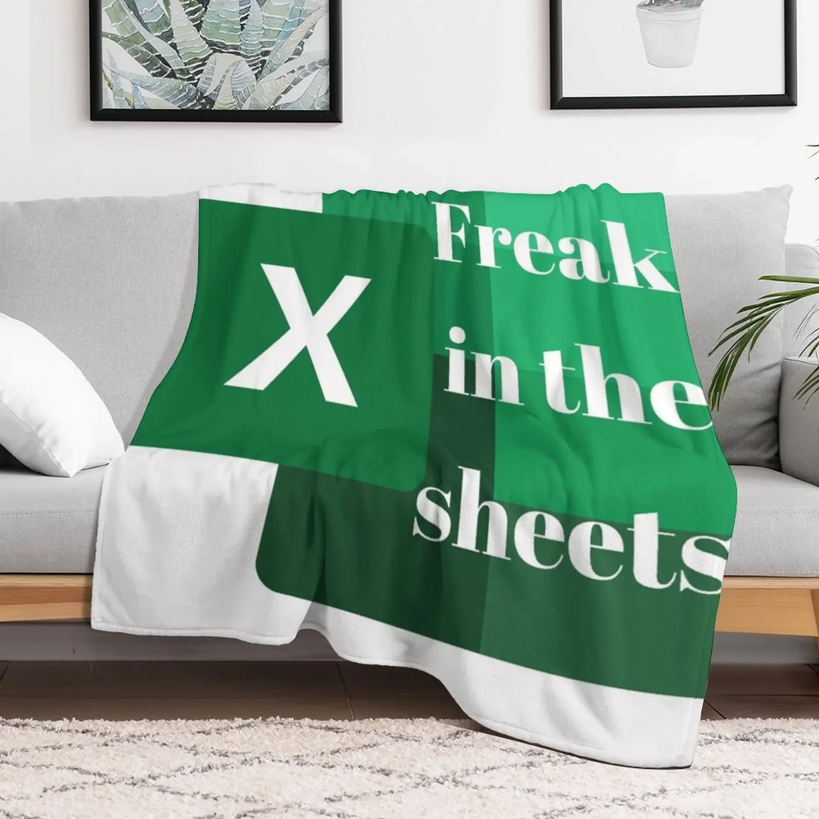 Freak in the sheets Throw Blanket Sofa Sofas Blankets