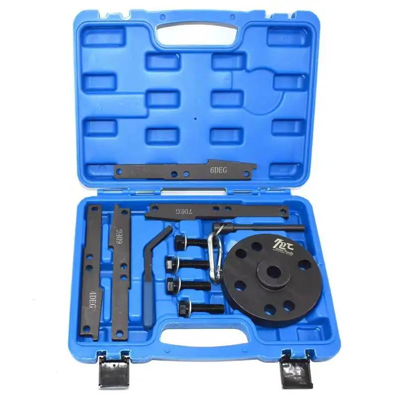 Engine Brake Adjustment Tool With 4/5/6/7 Degree Wedge Car Timing Tool Kit Suitable For Cummins ISX QSX X15 Replace