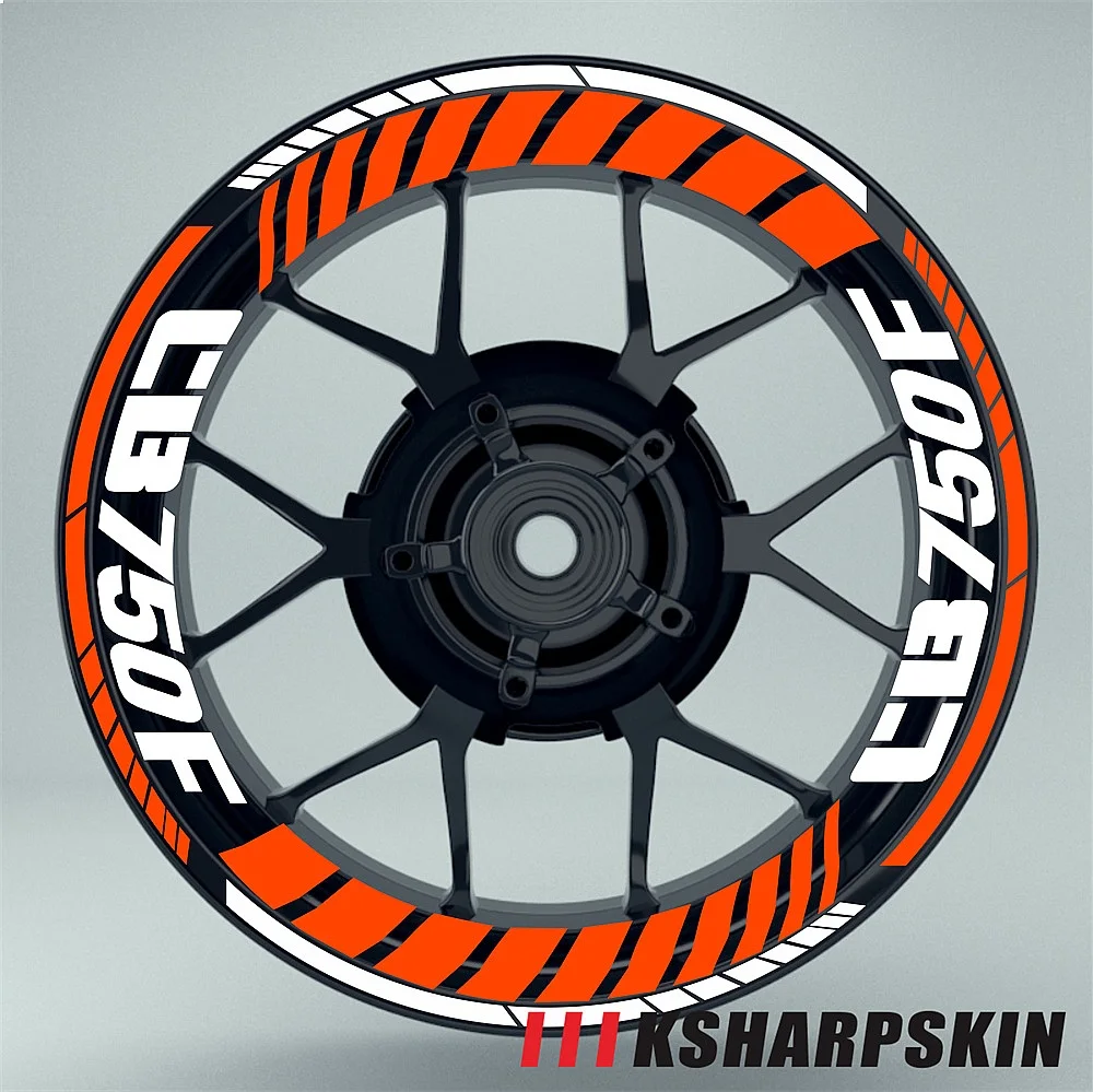 Multiple Color Waterproof Reflective Motorcycle Tire Sticker Decals for HONDA CB750F