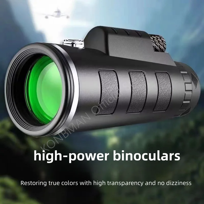 Monocular Night Vision Function Single Tube Telescope 40X60 HD Professional Telescope Waterproof Mini Zoom Hunting Camping