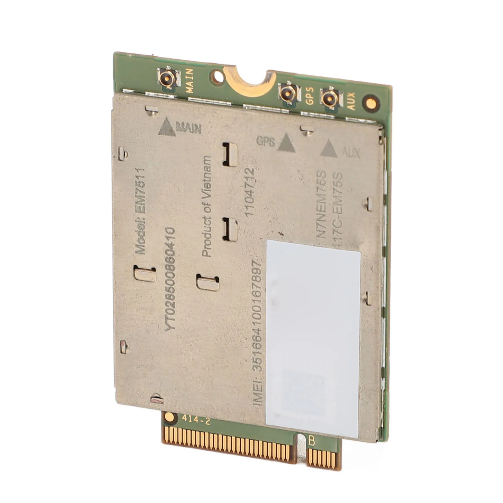 وحدة الكمبيوتر المحمول 4G اللاسلكية EM7511 1104712 600Mbps تنزيل 150Mbps تحميل وحدة 4G LTE لأجهزة الكمبيوتر المحمول مع واجهة NGFF M.2