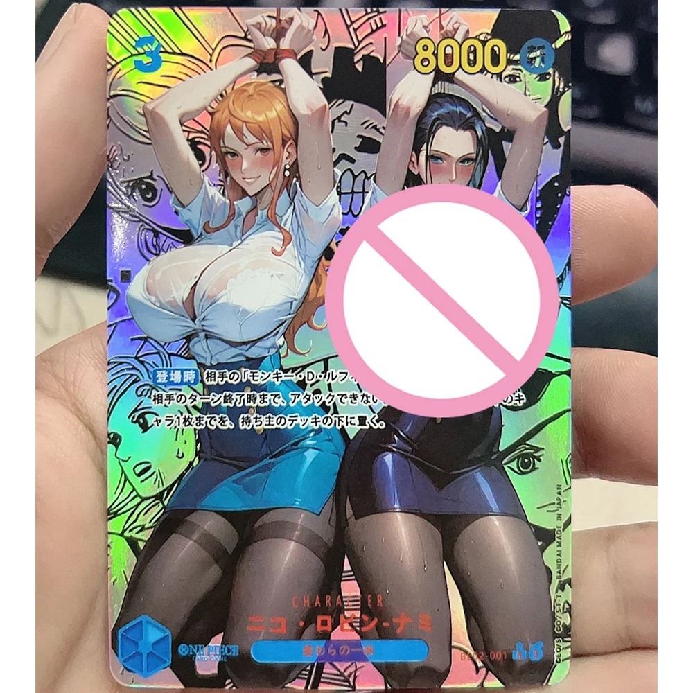 Tarjetas de colección DIY ACG One Piece Anime Nami Rebecca Perona Ulti Sexy Premium Flash juegos juguetes vacaciones regalos de cumpleaños