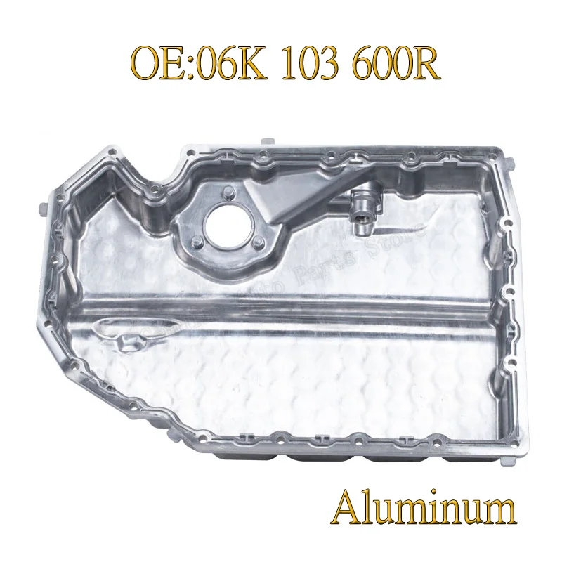 06K103600R All Aluminum Alloy Improved Oil Tray Waste Oil Pan For Audi A1 A3 Q2Q3 TT VW Golf MK7 GTI Sharan Tiguan 06K 103 600 R