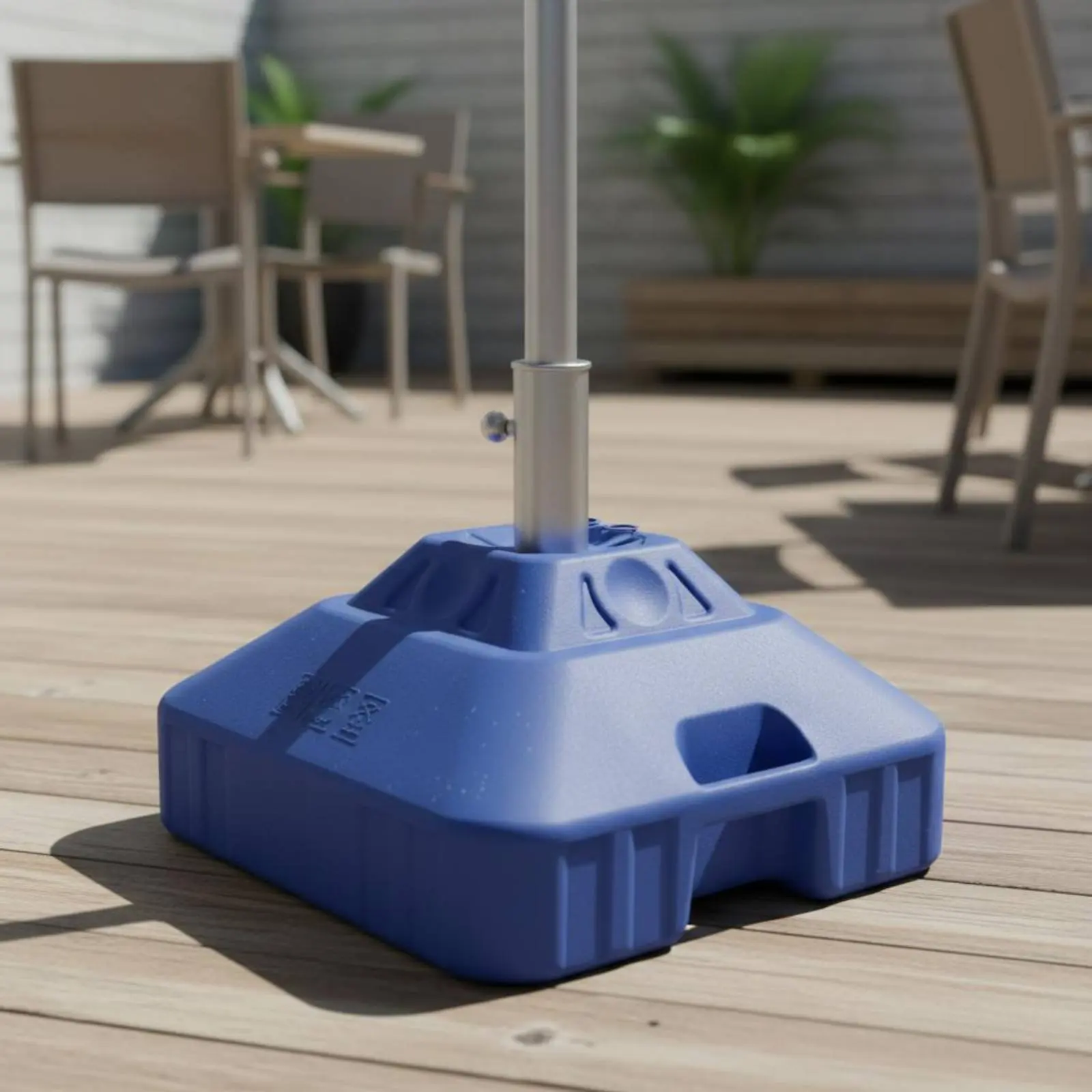 30L Weighted Sunshade Base Weather Resistant Water Filled Umbrella Stand Sturdy Duty Sunshade Anchor Easy Storage for Garden