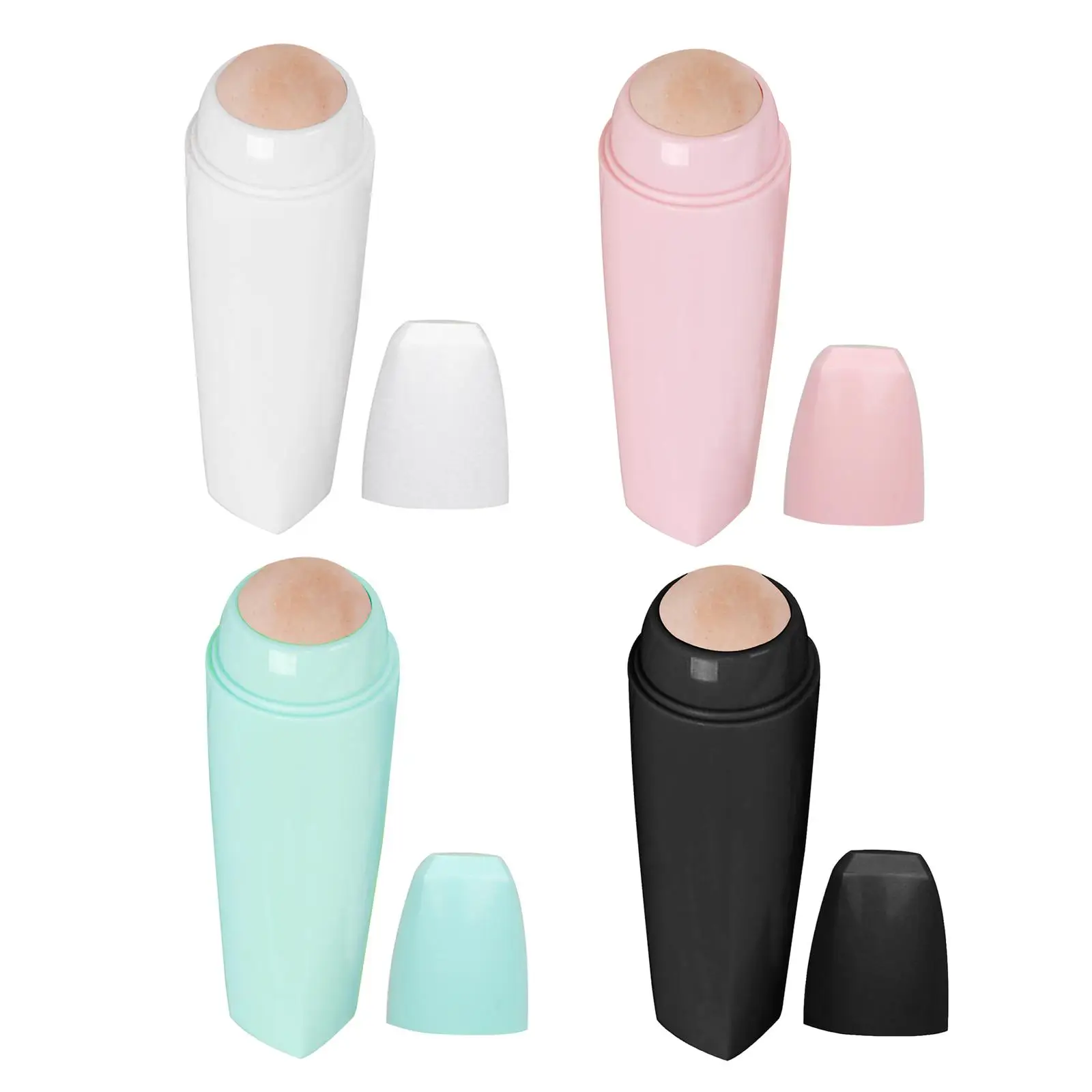 Oil-orbing Volcanic Roller Reusable Mini Massage Oil Remover Volcanic for Oil Control Pore Cleansing Makeup Men Women