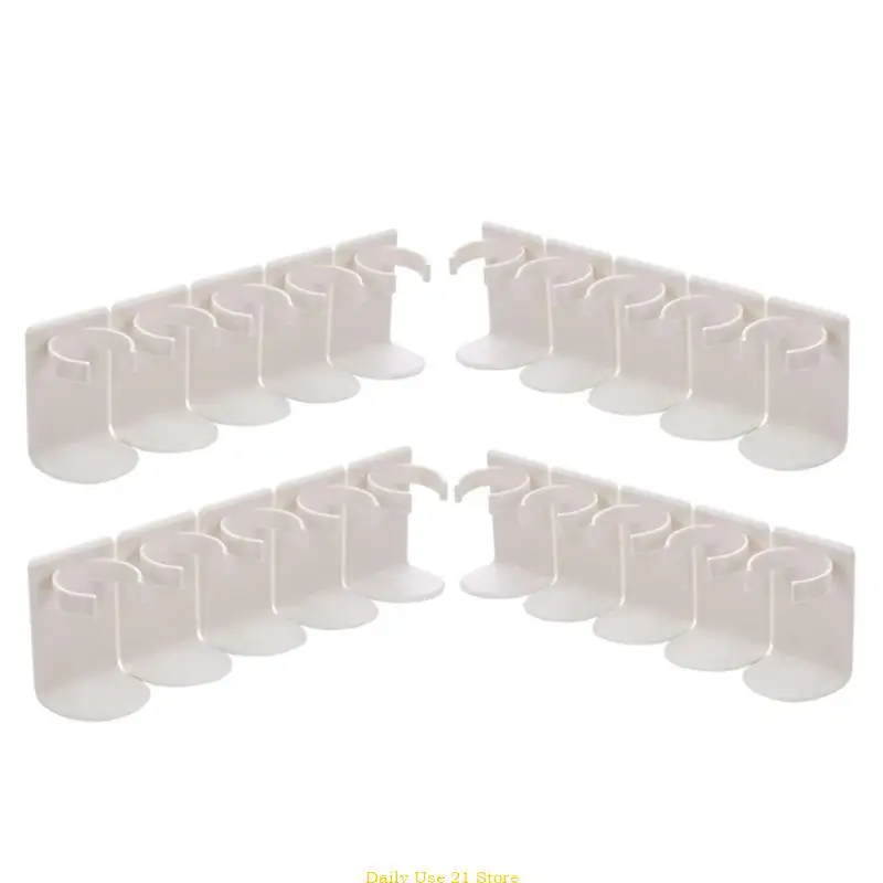 

Bathroom Rack Kitchen Grippers Clips Wall Mount Adhesive Seasoning Rack