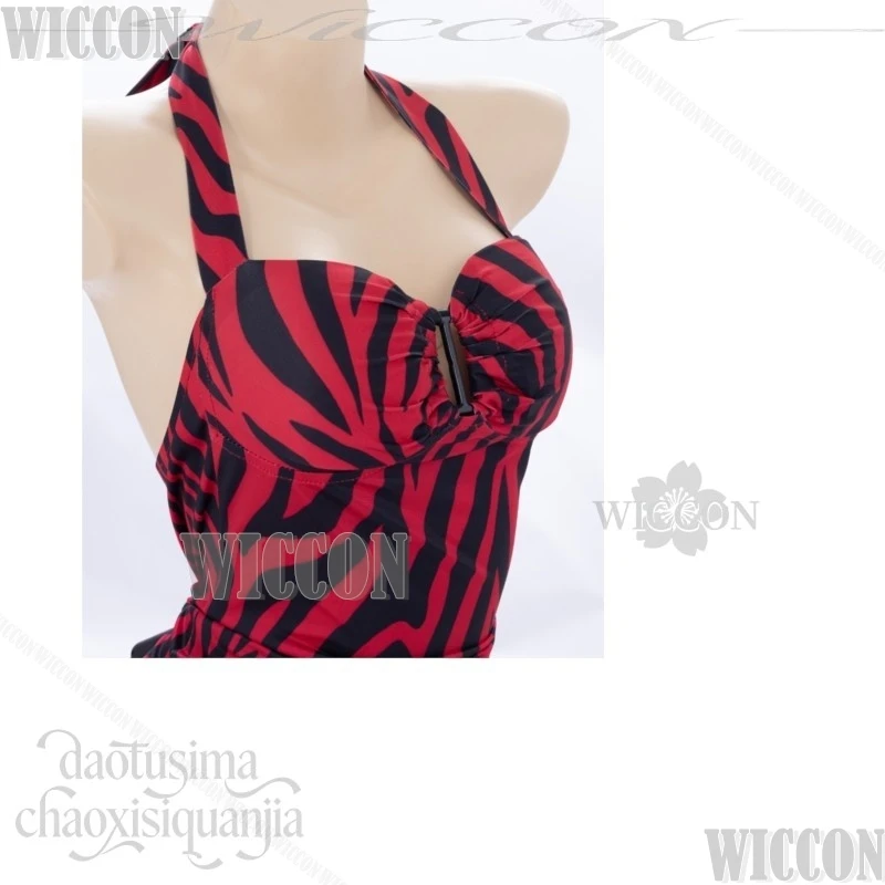 Nikki Cosplay Horror Movie Obsession Costume Halter Top Pu Short Wig One Wish Willow Halloween Roleplay Festival Fancy Comic Con view 5