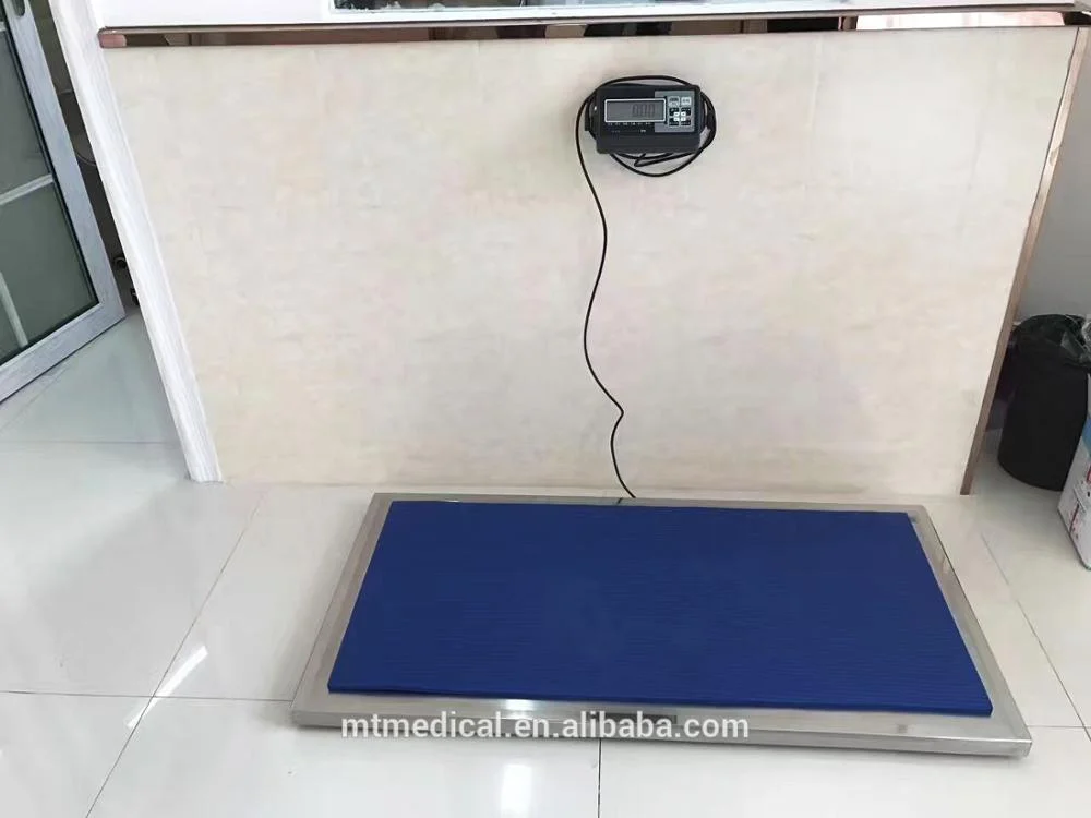 MT Medical Veterinary Equipment Super Thin Electronic Pet Ground Weighing Scale Machine