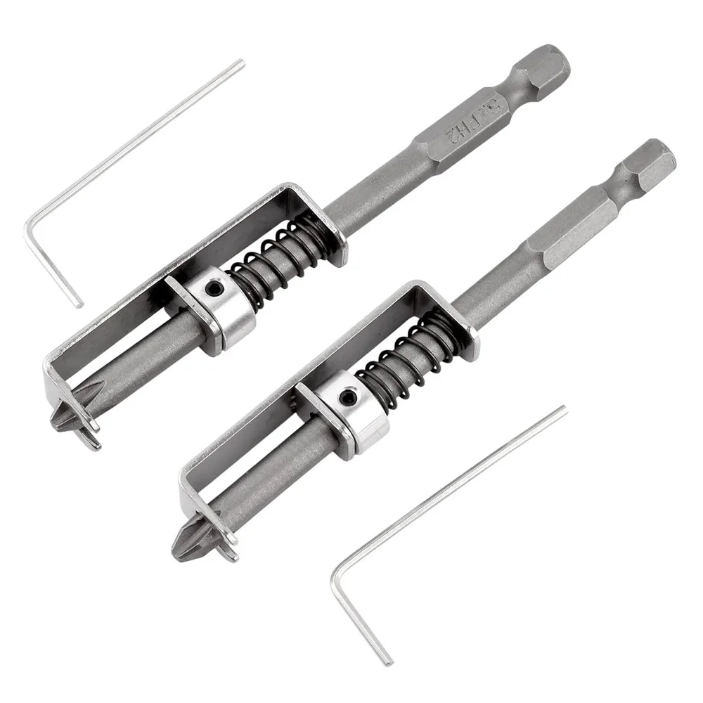 Spring-loaded Screw Holder Bit, Anti-Drop Screw Fixing Bit Power Tool Accessories, Drill Bit Holder for PH2 T20 T25 Screw