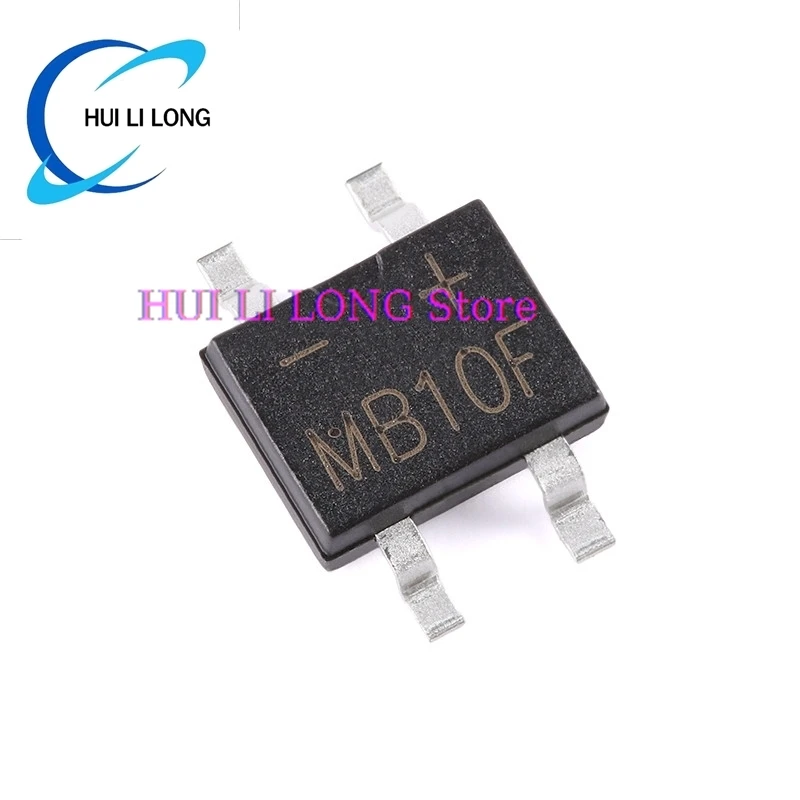 MB10F MB10 1000V 800mA 0.8A Universal Diode Bridge Stack Rectifier SMD IC