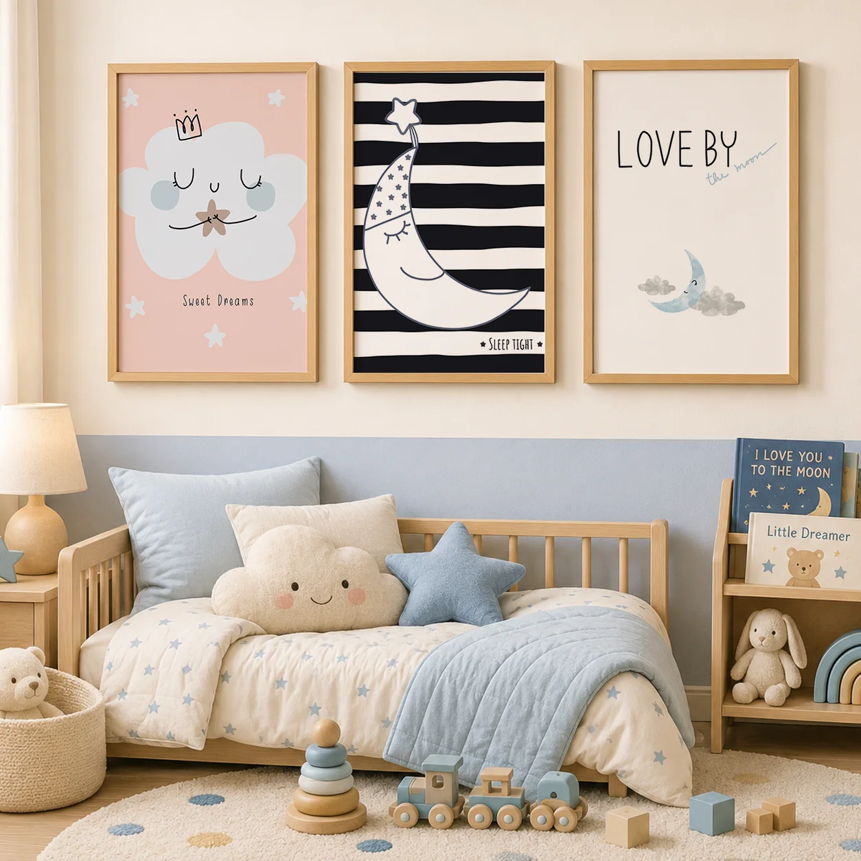 Nursery Quotes Wall Art, Rainb - Baby Boy Nursery Quotes recension och pris
