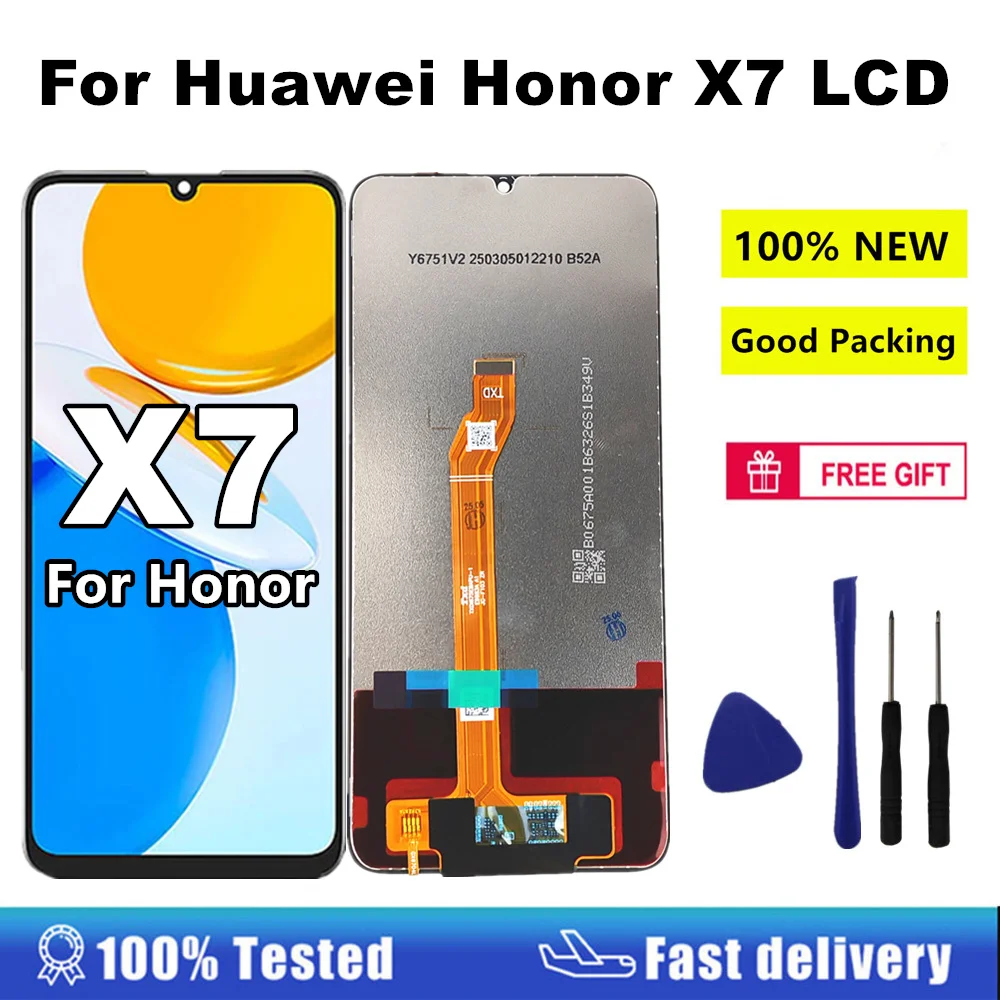 Tela LCD 6,74 para Huawei Honor X7 com Touch