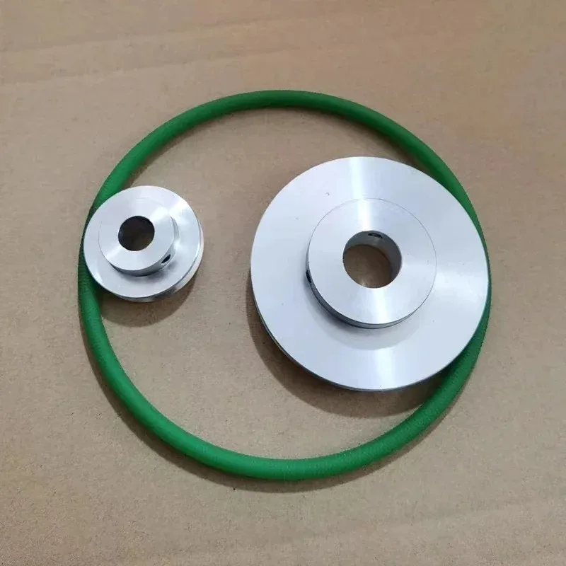 Aluminum Alloy Single-Slot Pulley Spindle Motor Pulley Model Drive Wheel Small Pulley Outer Diameter 30/40mm