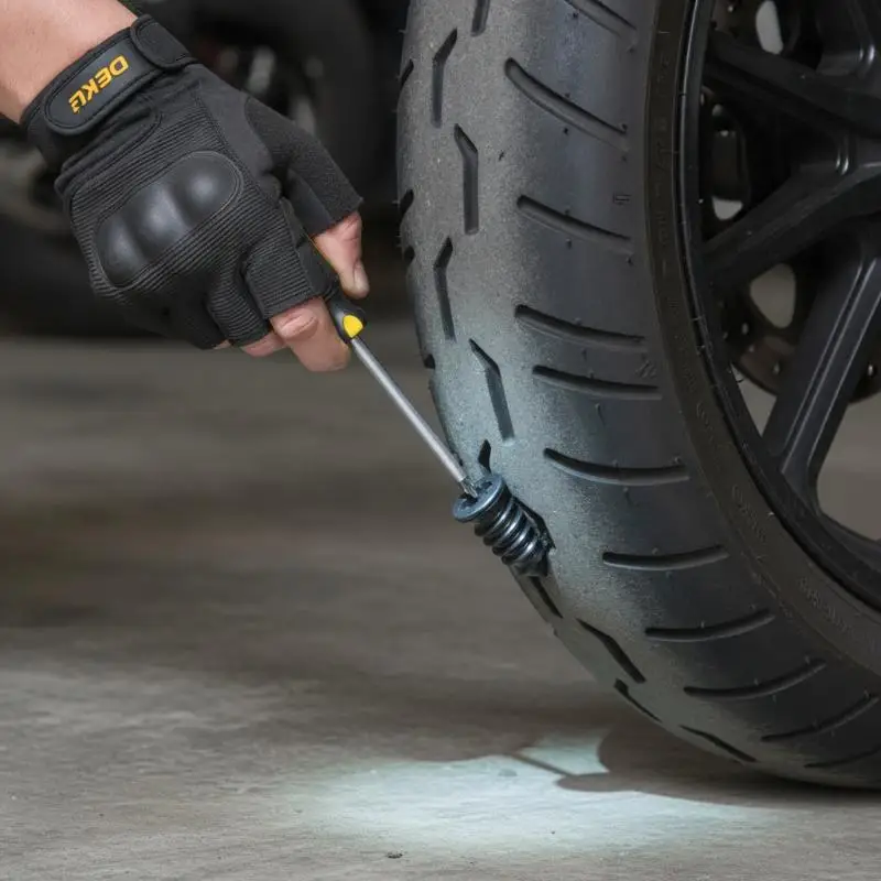 1Box Professional Vacuum Tire Repair Nails Rubber Metal Puncture Tools For Car Motorcycle Truck Bike Accessories