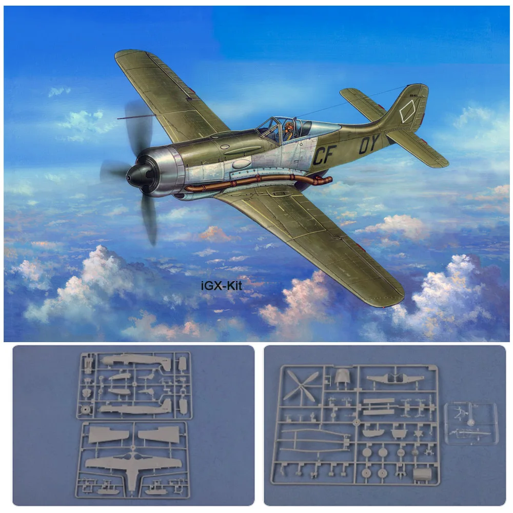 

HobbyBoss 81747 1/48 Scale FW190 FW-190 Fw190V18 Fighter Plane Airplane Plastic Assembly Model Building Kit