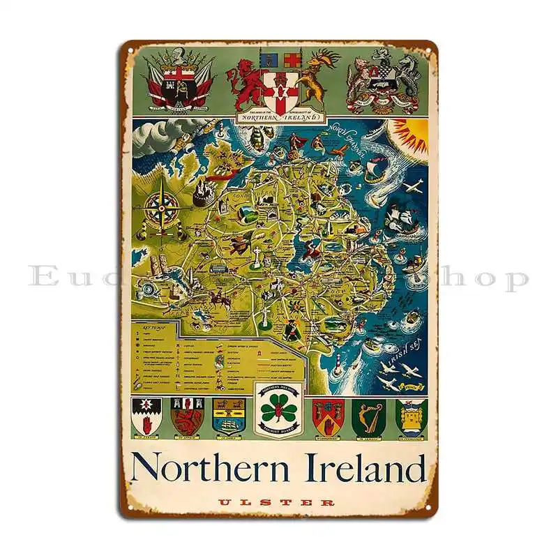 ملصق قديم للولايات المتحدة الأمريكية ، لوحة قصدير ، لوحة ، بار ، كهف #1