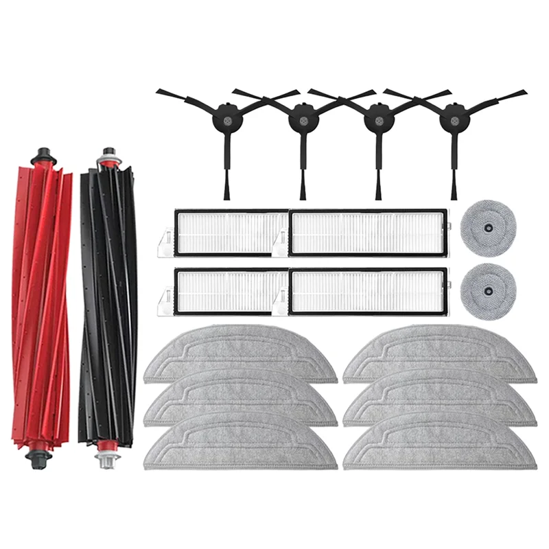 

A74U For Roborock S8 Pro Ultra Robot Vacuum Cleaner Main Side Brush Hepa Filter Mop Cloth Dust Bag Sweeper Spare Parts