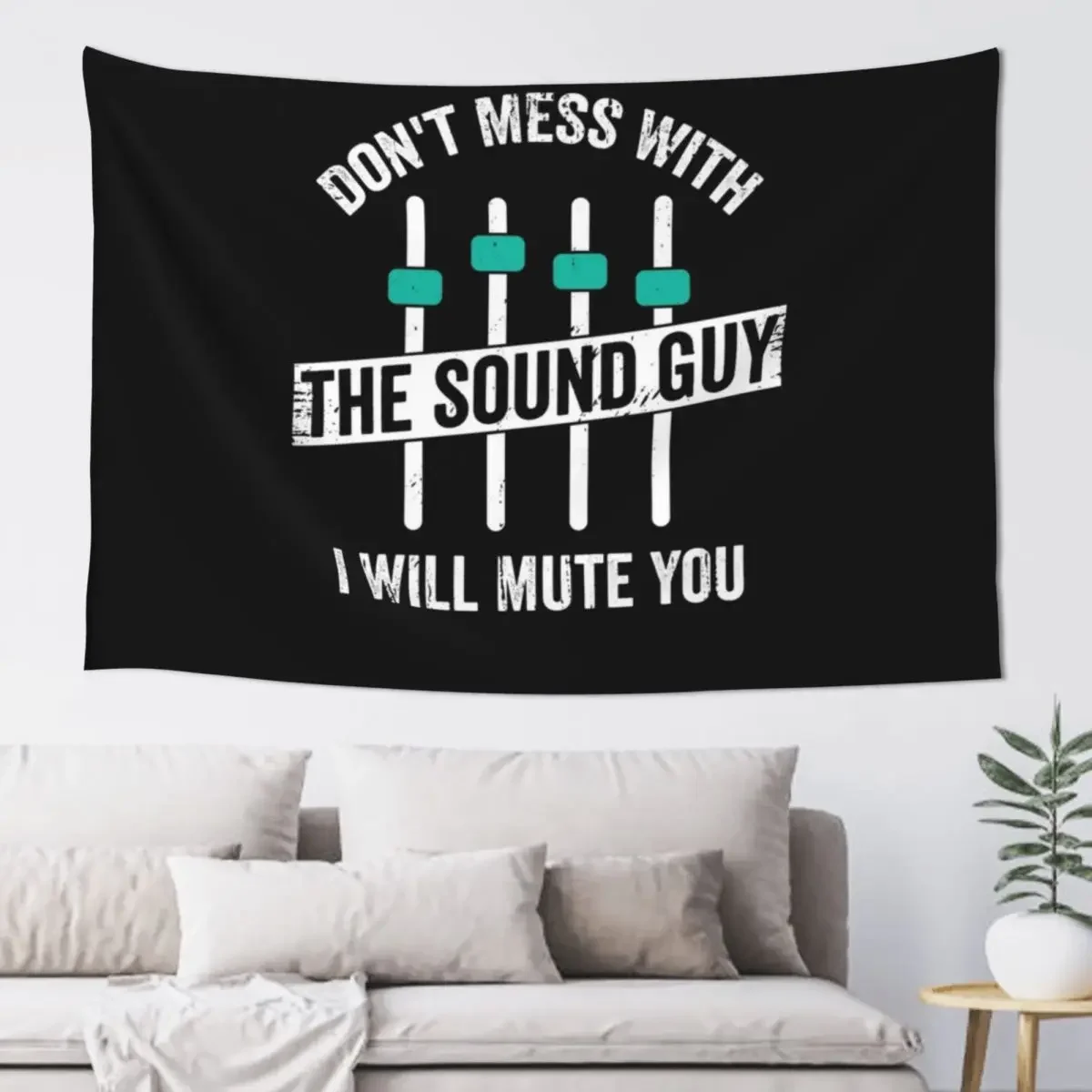 Funny Sound Guy Engineer Audio Technician Gift Tapestry Christmas Decoration Things To Decorate The Room Tapestry