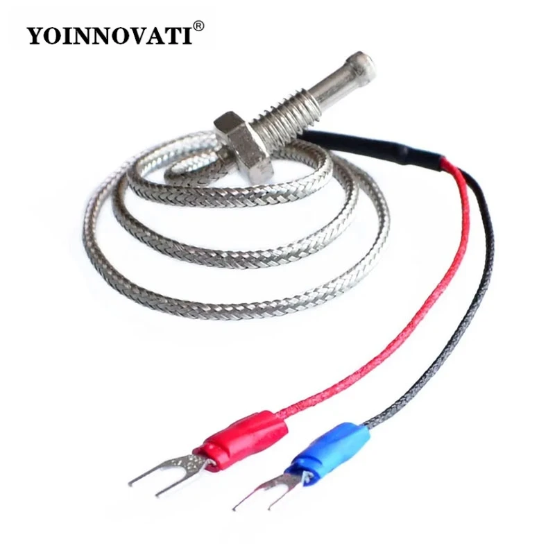 NEW 0.5M 3.3ft K Type Thermocouple Control Temperature Controller 0-600C Sensor Probe HITM 3*15*500 Detection Line Probe