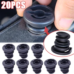 10/20pcs Car Oil Pan Drain Screws 06L103801 Engine Black Plastic Nut Bolts for Volkswagen Golf Passat for Audi A3 A4 A5 A6 Q3 Q5