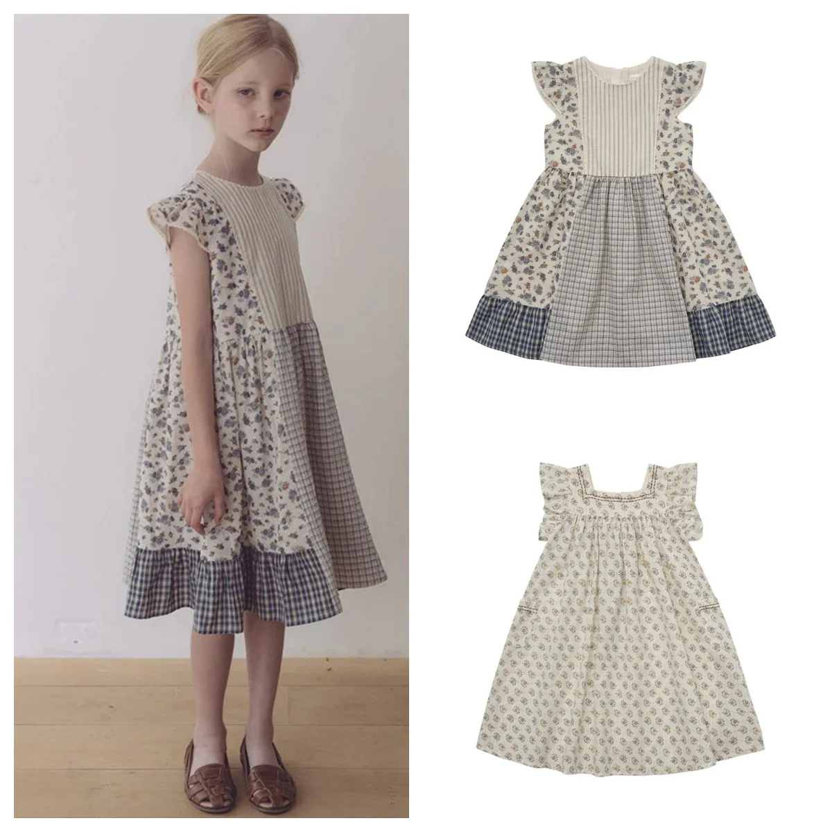 

Новое летнее элегантное платье для девочек, изысканное детское платье принцессы с цветочной вышивкой, праздничные платья с цветочным узором для девочек, летний детский костюм