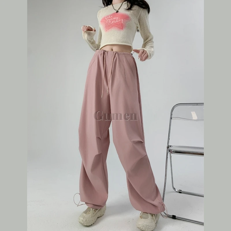Pet Groomer Work Clothes Capri Pants S/M/L/XL Drawstring Quick-dry Loose Breathable Lightweight Extended Trousers For 165-168cm