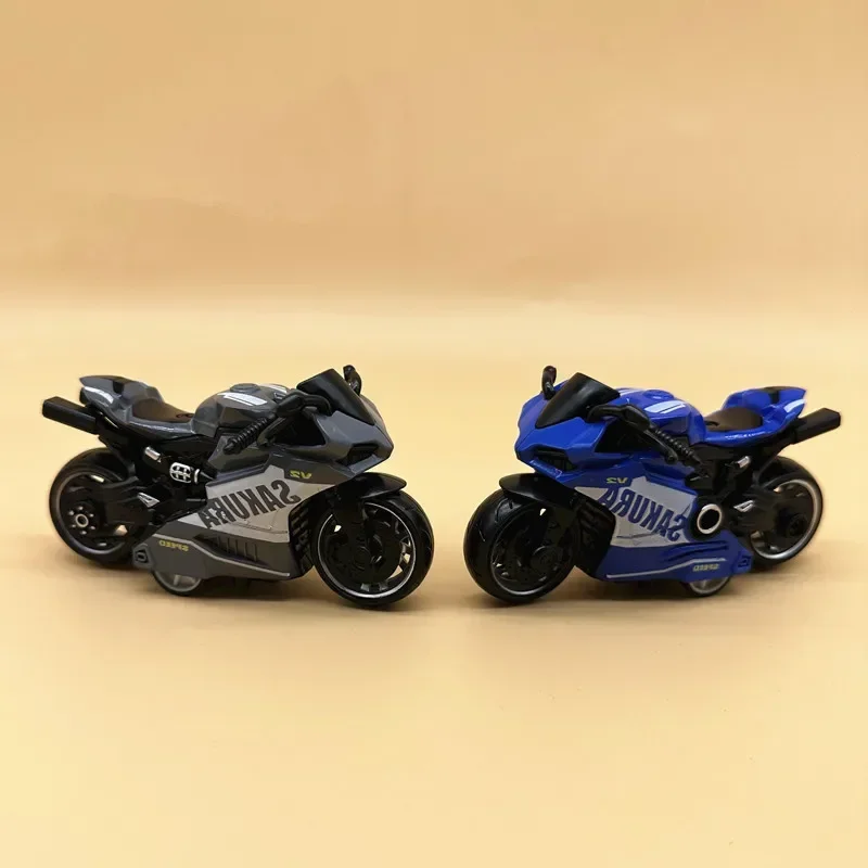 Alloy Mini Motorcycle Car Toys Metal Sakura-V2 Pull Back Speed Motorbike Collection Racing Vehicle Figures For Kids Adults Gift