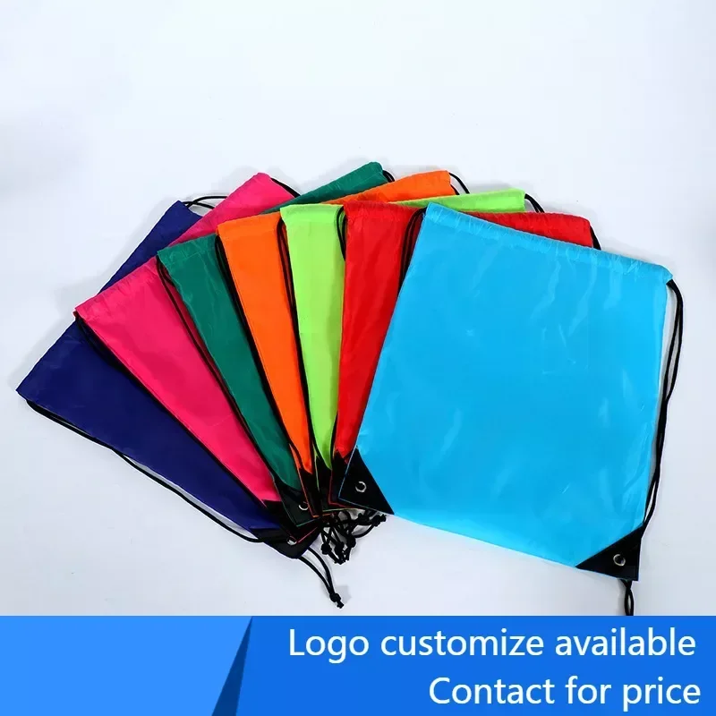 

Portable Sports Bag Thicken Drawstring Belt Riding Backpack Gym Drawstring Shoes Bag Clothes Backpacks Waterproof