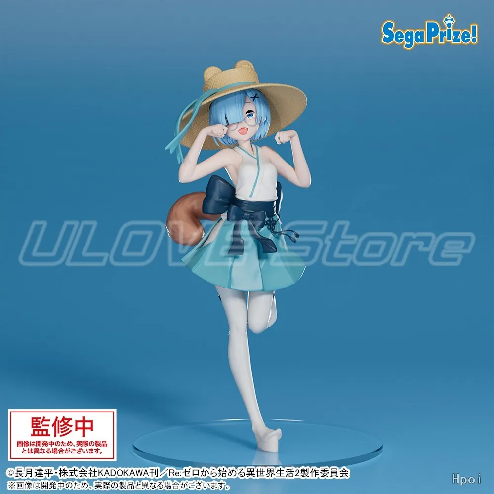 Em estoque original sega luminasta começando a vida em outro mundo ramu figuras de animação modelos coleção ornamentos de presente