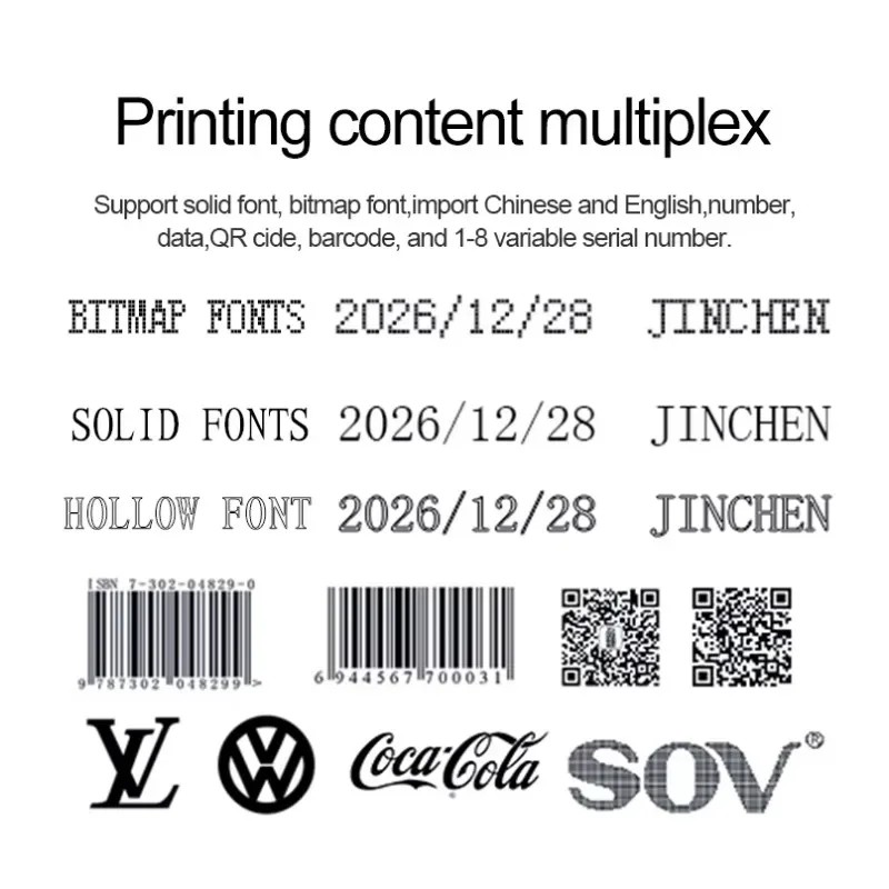 New All Surfaces Printing Portable Printer Mini Handheld Inkjet Printers Carton Logo Maker Logo Design Handheld Printer