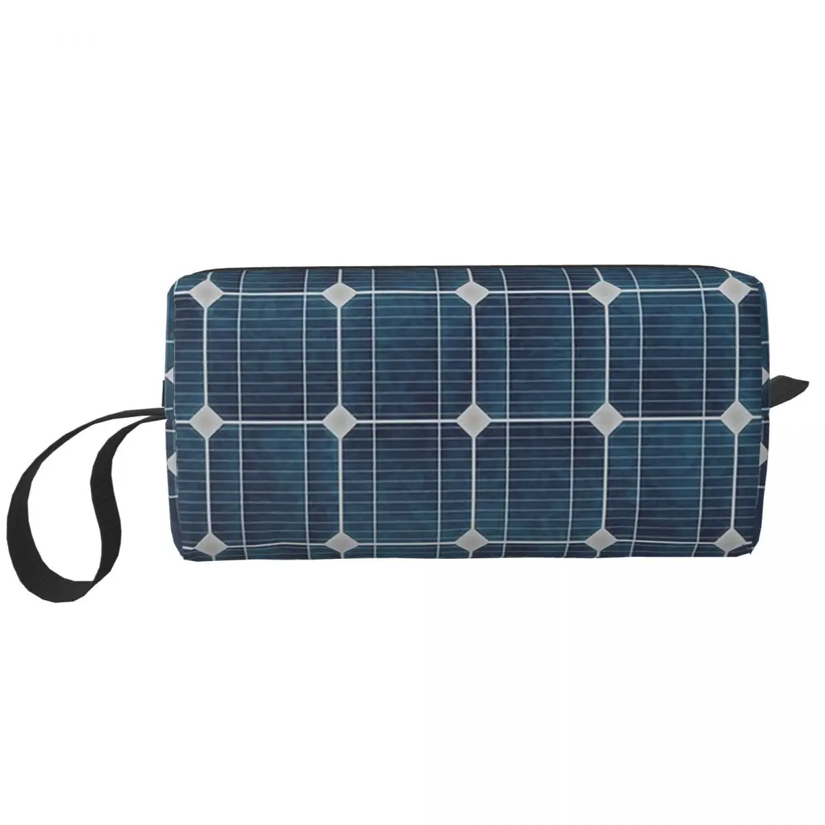 Solar Panel Makeup Bag Cosmetic Organizer Storage Dopp Kit Toiletry Cosmetic Bag for Women Beauty Travel Pencil Case