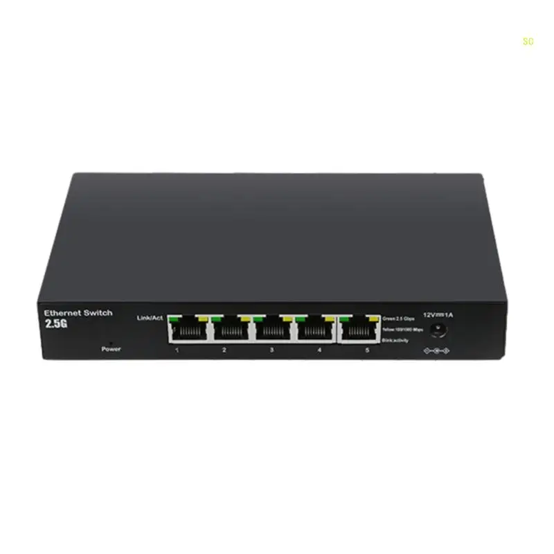 

5-Port Desktop Gigabit Networking Switches 1000Mbps Ethernet Adapter Fast RJ45 Ethernet Switcher Switching HUB Dropship