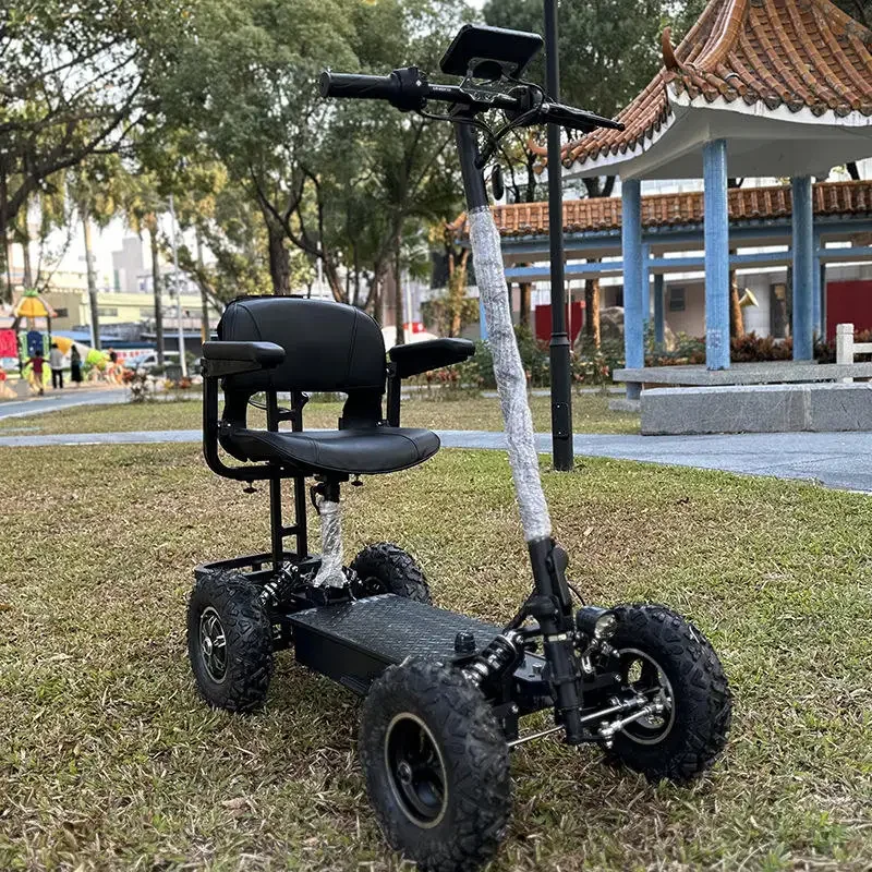 9-Inch 11-inch 13-inch foldable four-wheel electric scooter, lightweight standing golf cart, scooter for the elderly