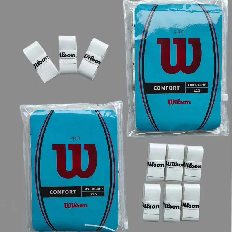 30/90/180 PCS Wilson tennis accessories grip for tennis racket Badminton racket hand glue non-slip tennis racket overgrip