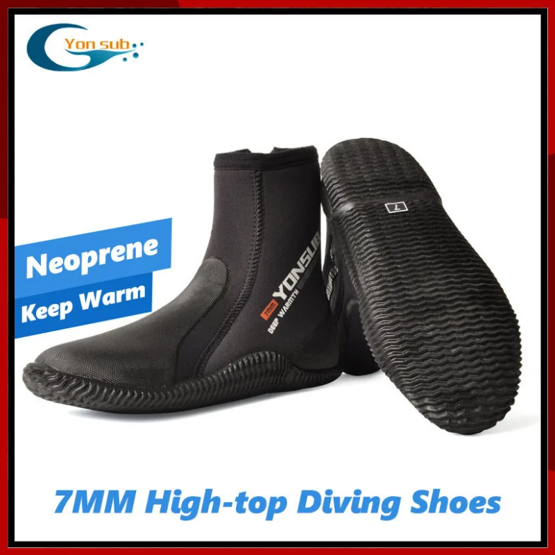 

Original Yon Sub 7MM Neoprene Diving Shoes for Men Women Keep Warm Vulcanization Scuba Spearfishing Boots Snorkeling Surfing