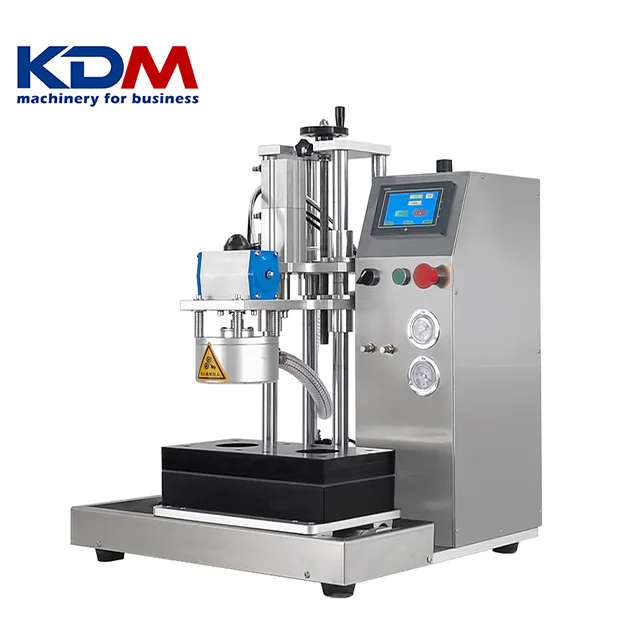 Manual Loading Vacuum Capper for Hygienic Product Packaging Applications