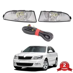 LED Car Lights For Skoda Octavia A5 A6 2009 2010 2011 2012 2013 Front LED Fog Lamp Light With Bulbs / wire car accessories
